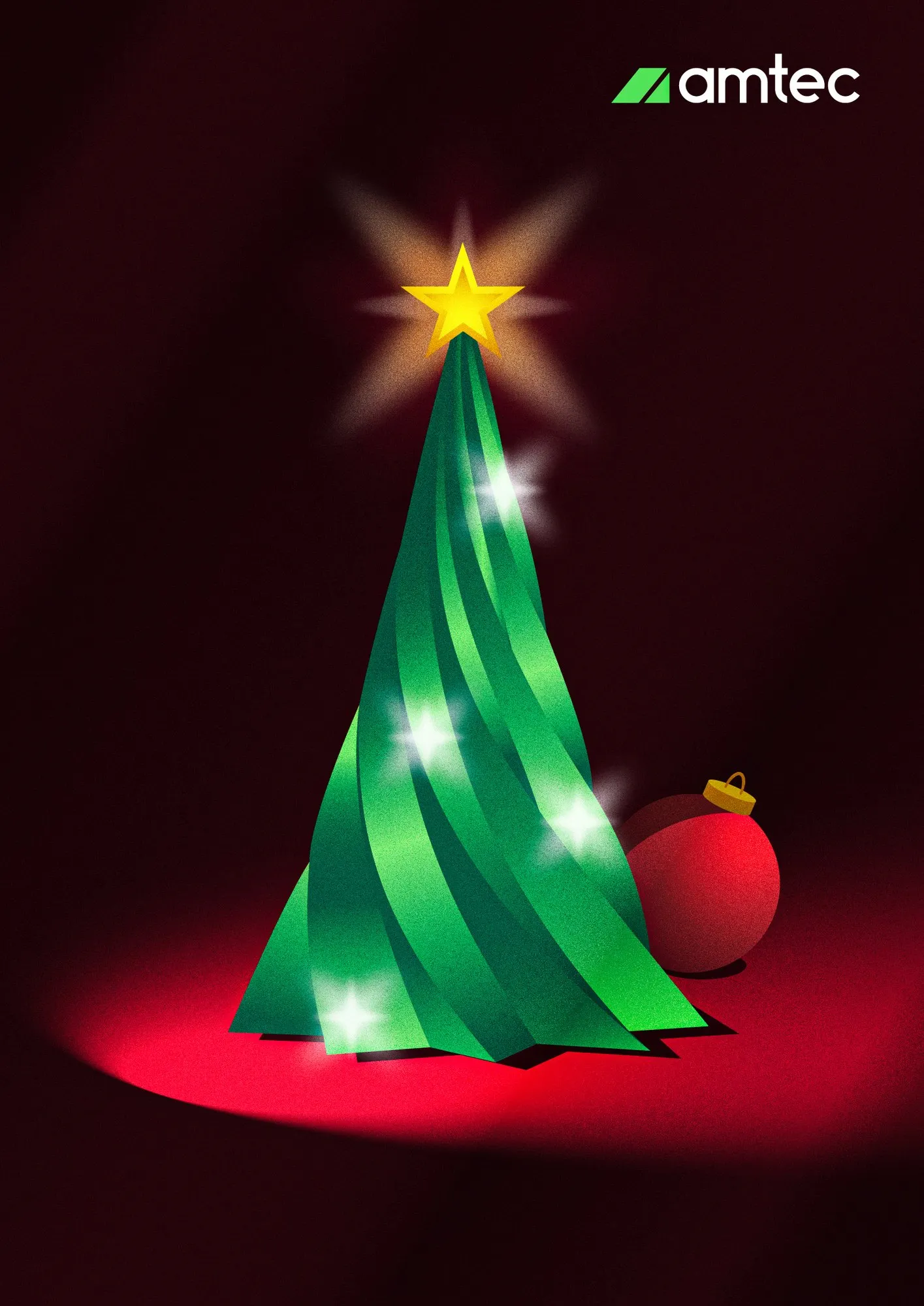 Lit tree