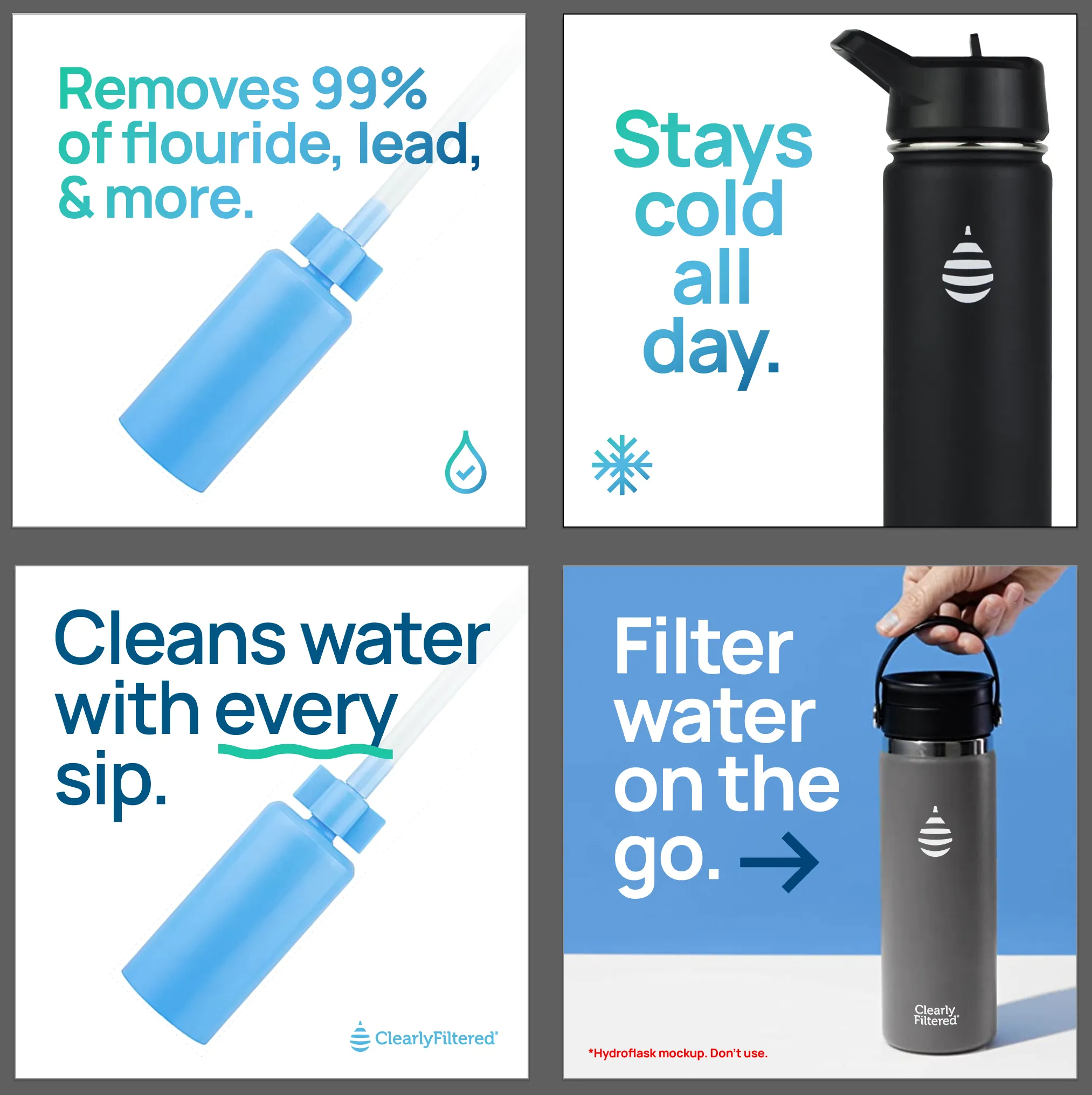 Clearly Filtered — Brand Concepts