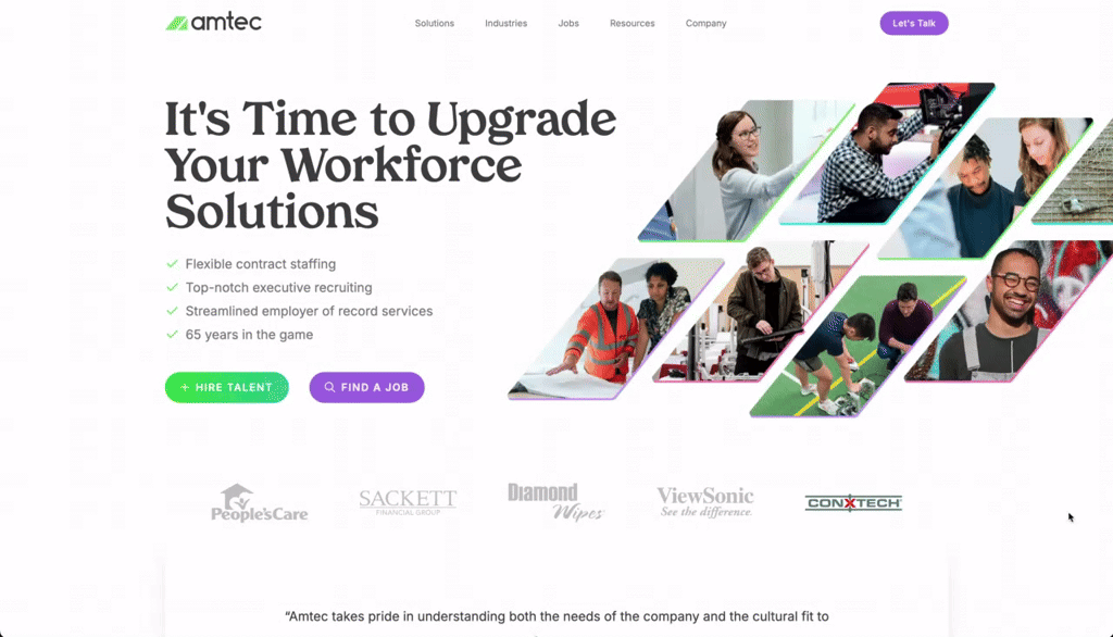 Amtec — Site Walkthrough